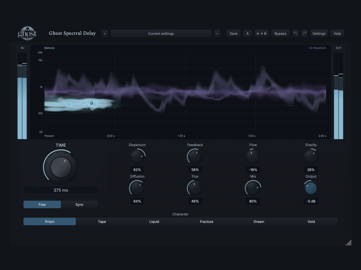Ghost Spectral Delay plugin